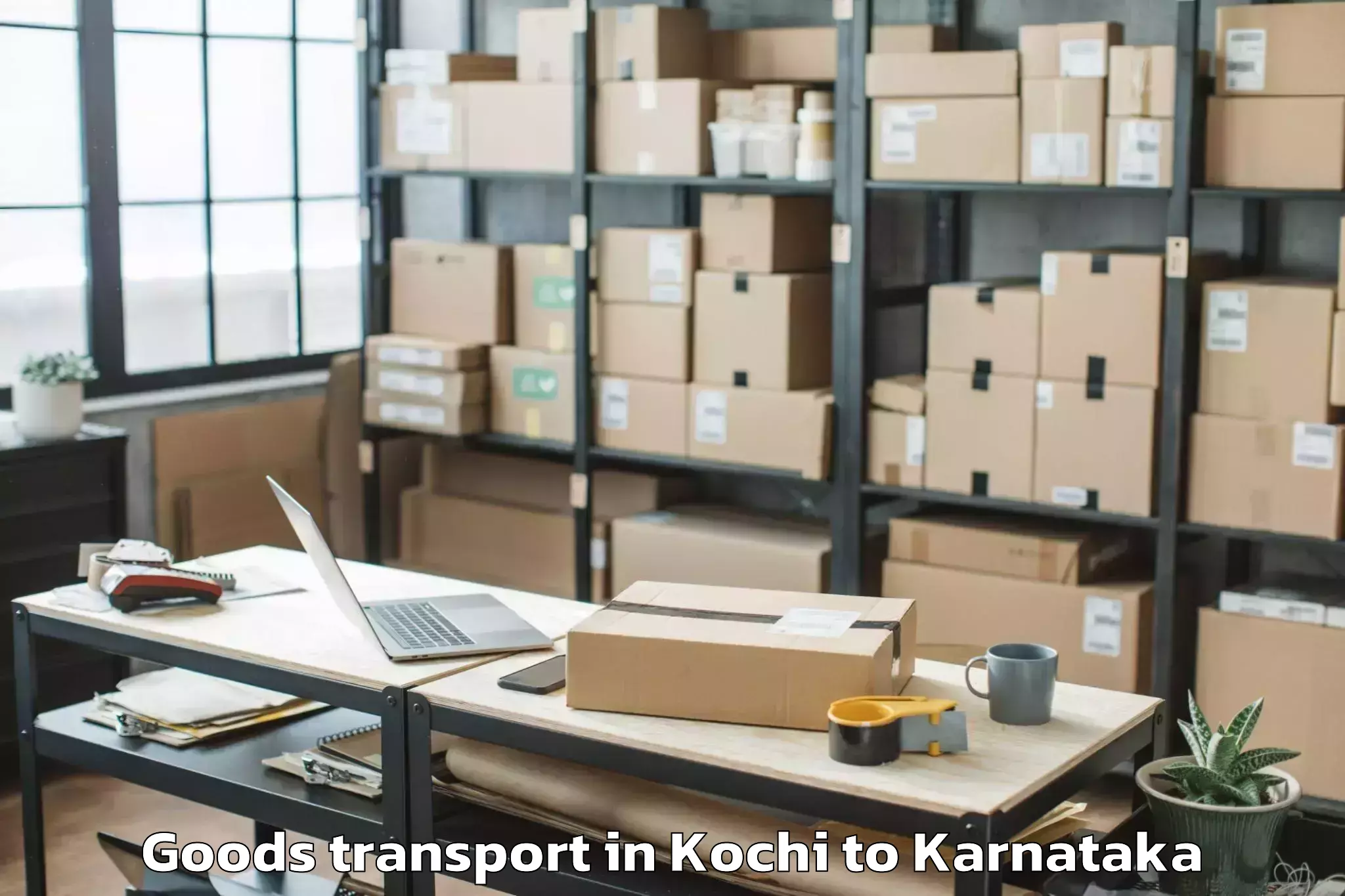 Affordable Kochi to Hungund Goods Transport